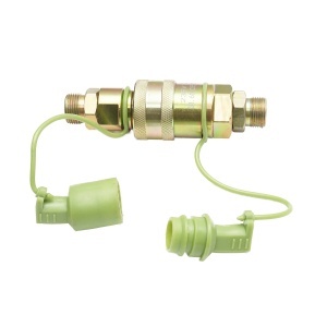 Supapa trecere mos-baba pe bila cu capac plastic de protectie si nipluri 20x20 - Img 2