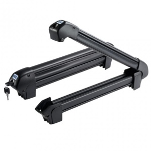 Suport 4 perechi schiuri cu prindere pe bare transversale - Cruz Ski Rack Dark 4 - Img 3