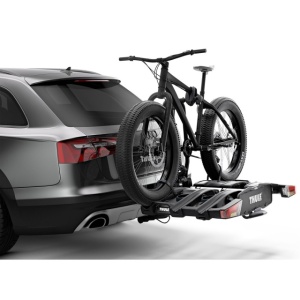 Suport biciclete Thule EasyFold XT 3 NEGRU cu prindere pe carligul de remorcare - pentru 3 biciclete - Img 6