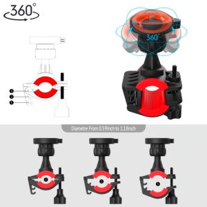 Suport universal de montaj pe biciclete, PNI PS400 pentru telefoane mobile - Img 3