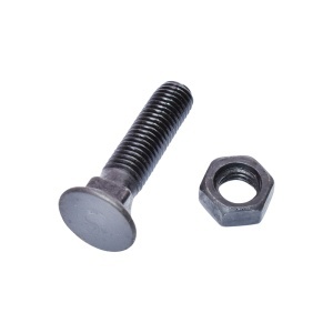 Surub brazdar PP4 cap patrat si piulita M14x60 (cormana) - Img 2