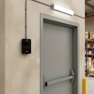 Tastatura control acces PNI DK150 stand alone, deblocare cu PIN, card RFID, IP65, negru - Img 5