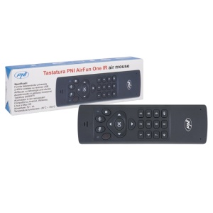 Tastatura PNI AirFun One IR air mouse si mini tastatura qwerty pt. computer, mini PC si media player - Img 7