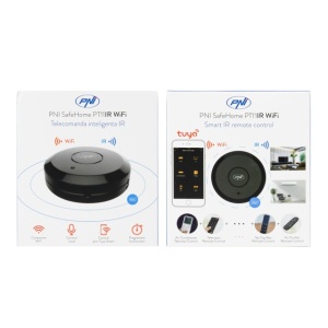 Telecomanda inteligenta IR PNI SafeHome PT11IR WiFi, control TV/IR/Home cinema/Aer conditionat prin internet, aplicatie de mobil Tuya Smart, integrare in scenarii si automatizari smart cu alte produse - Img 4