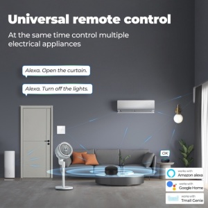 Telecomanda inteligenta IR PNI SafeHome PT13IR WiFi, control TV/IR/Home cinema/Aer conditionat prin internet, aplicatie de mobil Tuya Smart, integrare in scenarii si automatizari smart cu alte produse - Img 5