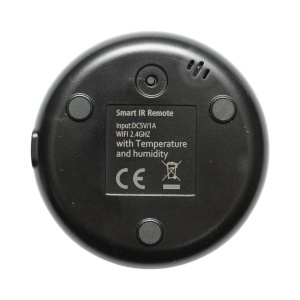 Telecomanda universala inteligenta smart Wi-Fi IR Blaster 2.4GHz cu senzor temperatura si umiditate, raza 10m, aplicatie Tuya Smart Life, compatibila Alexa si Google Home - Img 5
