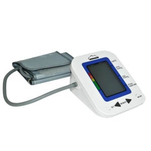Tensiometru electronic de brat SilverCloud MB23 cu ecran LCD, atentionare vocala, afisare ritm cardiac, manson 22-36cm - Img 3