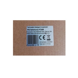 Termostat inteligent incastrabil PNI SafeHome PT38R WiFi 16A, control prin internet incalzire electrica in pardoseala, aplicatie mobil Tuya Smart, integrare in scenarii si automatizari smart cu alte p - Img 6