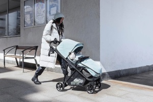Thule Footmuff - Sac de dormit pentru copil, Grey Melange - Img 4
