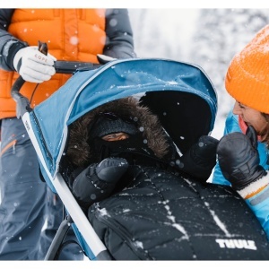 Thule Footmuff Sport - Sac de dormit pentru copil, culoare Black - Img 3