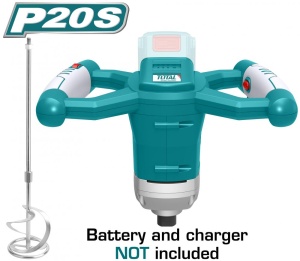 TOTAL - MIXER MORTAR - M14 - LI-ION - 20V