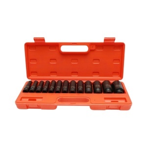 Trusa chei tubulare de impact lungi 10-32mm, patrat 1/2 inch Cr-Mo 13 piese Breckner Germany