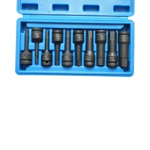 Trusa chei tubulare hexagonale de impact H5-H19 Cr-MO 10 piese Breckner Germany - Img 4