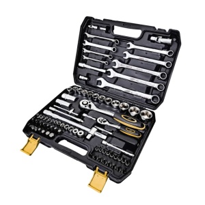 Trusa multifunctionala cu chei tubulare si fixe PNI TCF82, 82 de piese, cutie din plastic - Img 4