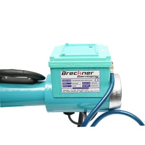 Tun electric pe baterie cu incarcator priza 220V, explozie pe gaz pentru speriat pasari Breckner Germany - Img 8