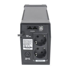 UPS SilverCloud SafePC 650AVR putere 360W ecran LCD software monitorizare PC - Img 3