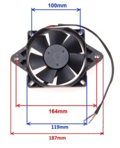 Ventilator racire radiator ATV 200cc - Img 2
