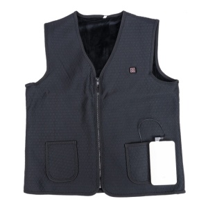 Vesta electrica cu incalzire PNI Body Warmer L, cu USB, 3 niveluri de incalzire, lavabila, pentru activitati in aer liber, unisex, marime L - Img 2