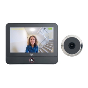 Vizor electronic wireless PNI EV431 ecran LCD 4.3 inch, camera 2MP, acumulator 5000mAh, vizibilitate nocturna, slot card micro SD, control din PNI Smart app - Img 6