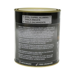 Vopsea email anticoroziva 3 in 1 portocaliu 2107 Amazone 750g pentru metal, direct pe rugina, pe baza de apa Breckner Germany - Img 3