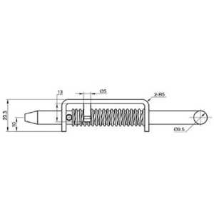 Zavor metalic cu arc 10 mm - Zincat - Img 3