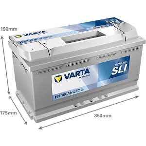 ACUMULATOR VARTA DYNAMIC SLI 100AH H3