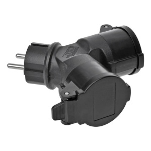 Adaptor 2 cai Schuko - Img 3