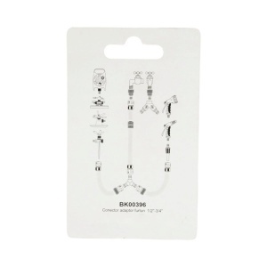 Adaptor robinet furtun gradina Fi 1/2-3/4 inch, cupla rapida 3/4 inch Breckner Germany - Img 6