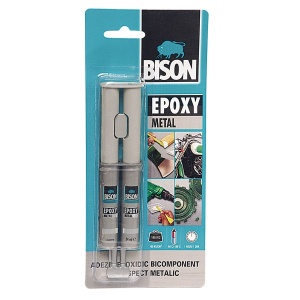 Adeziv bicomponent metal Bison 24ml