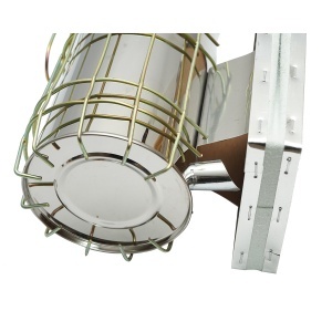 Afumator albine din inox cu cilindru scut termic si burduf din piele 230mm - Img 5