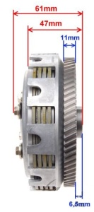 Ambreiaj scuter Aprilia AM6 50-90cc - Img 4