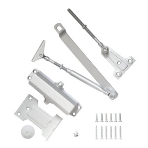 Amortizor usa hidraulic cu brat reglabil PNI AM450S pentru inchidere usa 25 - 45kg, viteza de inchidere reglabila