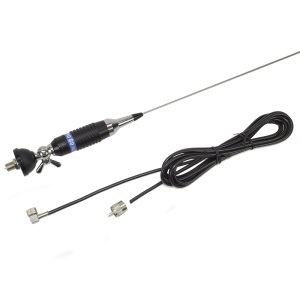 Antena CB PNI S9, 120 cm, cu fluture, cablu RG58 de 4m si reflectometru PNI SWR-300 pentru masurare SWR - Img 4