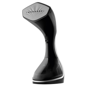 Aparat de calcat vertical cu aburi Beko STM4116B, 1600 W, 25 g/min, 230 l, talpa ceramica, negru