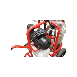 Aparat de muls vaci cu grup colector 160cc, sasiu galvanizat, bidon inox 40L, 2 posturi Breckner Germany - Img 7