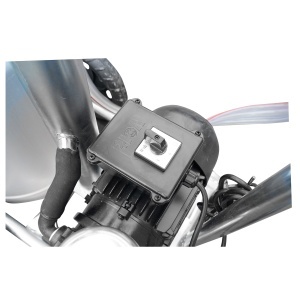 Aparat de muls vaci cu grup colector 160cc, sasiu galvanizat, bidon aluminiu 30L, 1 post, pahar inox Breckner Germany - Img 9