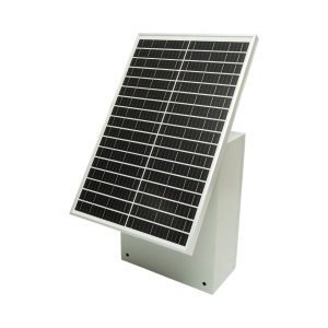 Aparat generator impulsuri 12 Joule, DC12V/220V cu panou solar 30W si baterie 12V 12Ah cutie din inox pentru gard electric Breckner Germany - Img 9