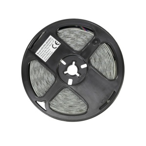 Banda LED PNI 2835RGB, RGB, IP65, silicon, lungime 5 metri, cu telecomanda, alimentator 230 V, dimabil, jocuri de lumini, 270 LED-uri tip 2835, 12W - Img 3