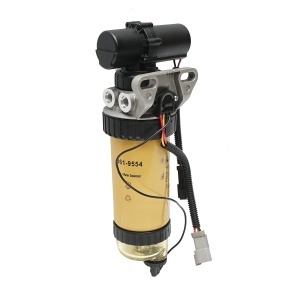 Baterie filtru cu pompa combustibil si separator apa pentru JCB, PERKINS OEM P551426, 32925694, 32921001, WK8113, 26560920 - Img 2
