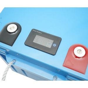 Baterie Li-ion 2.56kW LiFePO4 25.6V, 100Ah cu BMS, deep cycle, display LCD 410x370x160mm IP54 Bourget - Img 6
