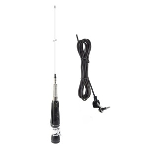 Bax 30 bucati antene CB PNI LED 1000 rabatabila, 80 cm lungime, cu cablu si montura fixa tip fluture, 26-30 MHz, 300 Watt, ilumineaza in timpul emisiei - Img 2