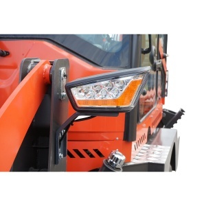 Buldoexcavator articulat compact 2.8T, motor diesel 50CP, cupa frontala si brat excavare spate THOR - Img 7