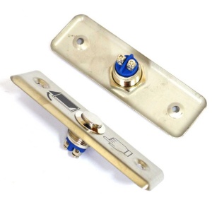 Buton de acces incastrabil SilverCloud PB303, contact iesire NO/COM, max. 12V/24V 3A, otel inoxidabil - Img 4