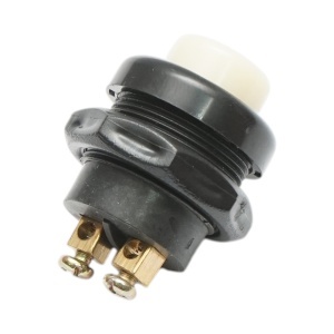 Buton pornire 12V/10A–24V/5A alb cu 2 pini universal - Img 4