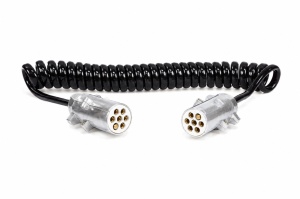 Cablu electric spiralat 7 pini 3.9 m tip N 12V