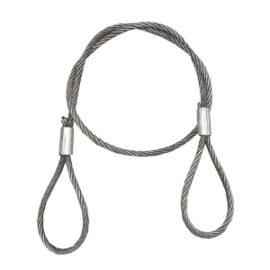 Cablu sufa troliu ciochinar otel 24mm x 4m cu ochiuri pentru tractare/ridicare