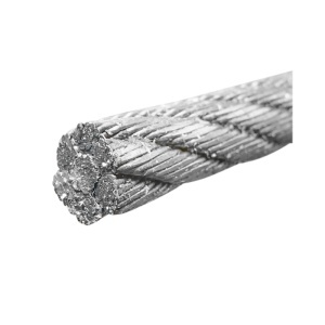 Cablu troliu otel 6x25 fi 11mm cu inima metalica 500m/rola batut 0,7kg/1m - Img 3