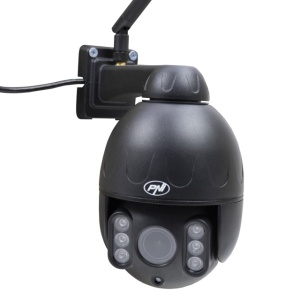 Camera supraveghere video PNI IP655B 5MP WiFi PTZ 5X Zoom optic H265, slot microSD, stand-alone, Night Vision 50m IP66 Alarma detectie miscare Comunicare audio bidirectionala - Img 3
