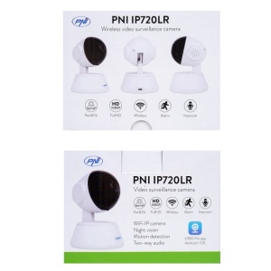 Camera supraveghere video PNI IP720LR 1080P 2 MP cu IP P2P PTZ wireless, slot card microSD - Img 8