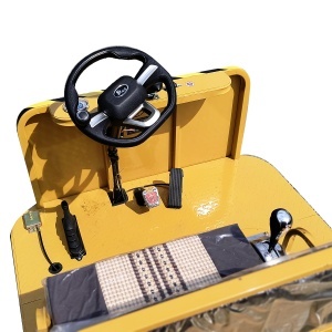 Carucior platforma electrica transport marfa cu bancheta 1200W, 48V, 3x1.25m sarcina maxima 1000Kg THOR - Img 5